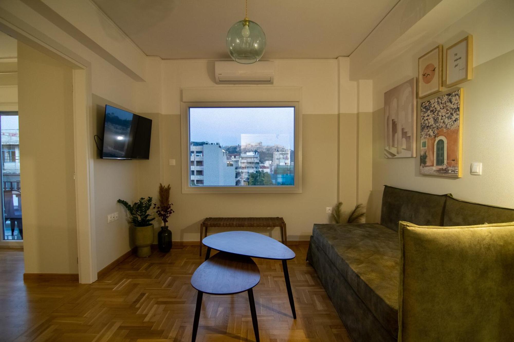 Stunning Acropolis View - 500M Metro - At Historical Center Leilighet Athen Eksteriør bilde