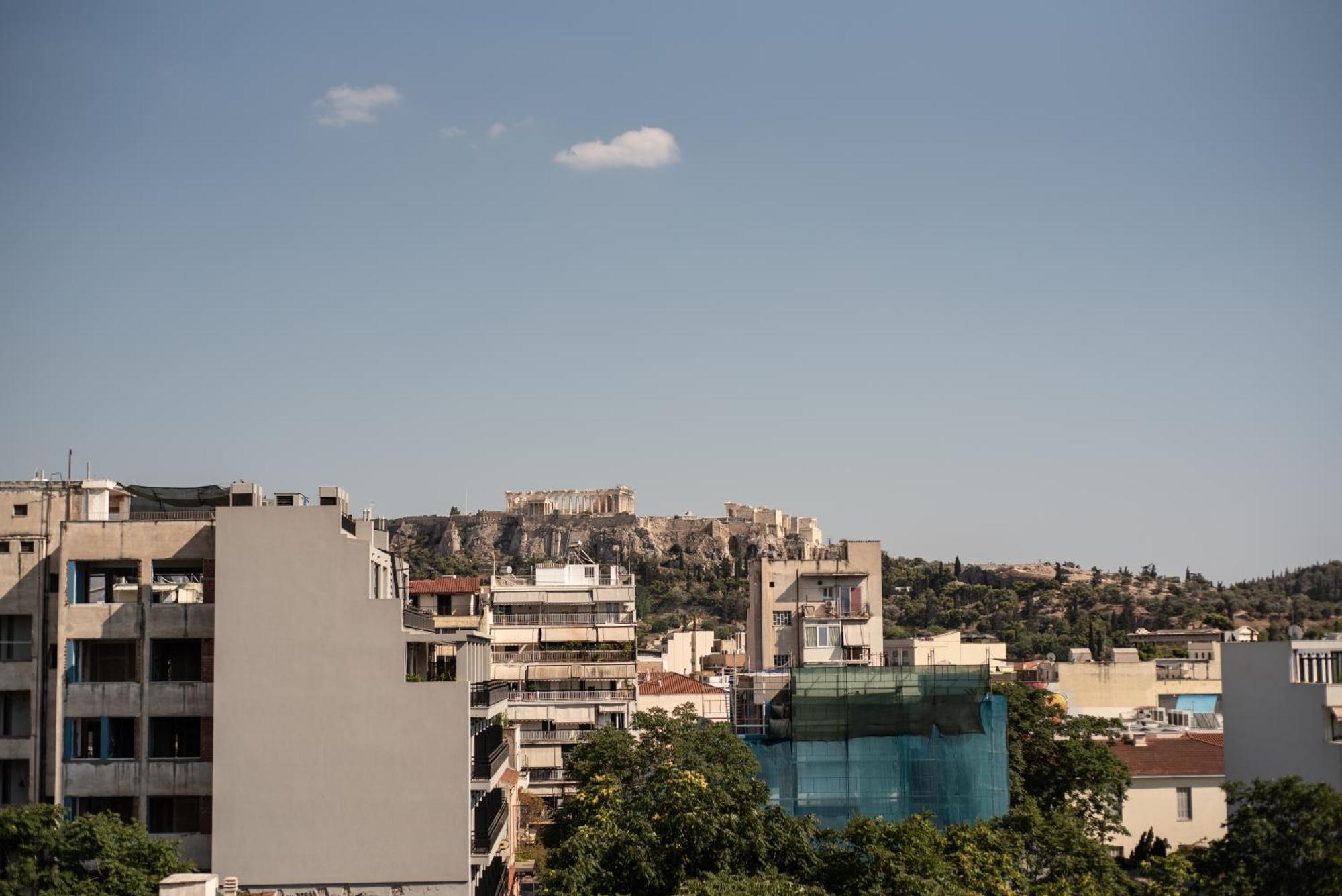 Stunning Acropolis View - 500M Metro - At Historical Center Leilighet Athen Eksteriør bilde