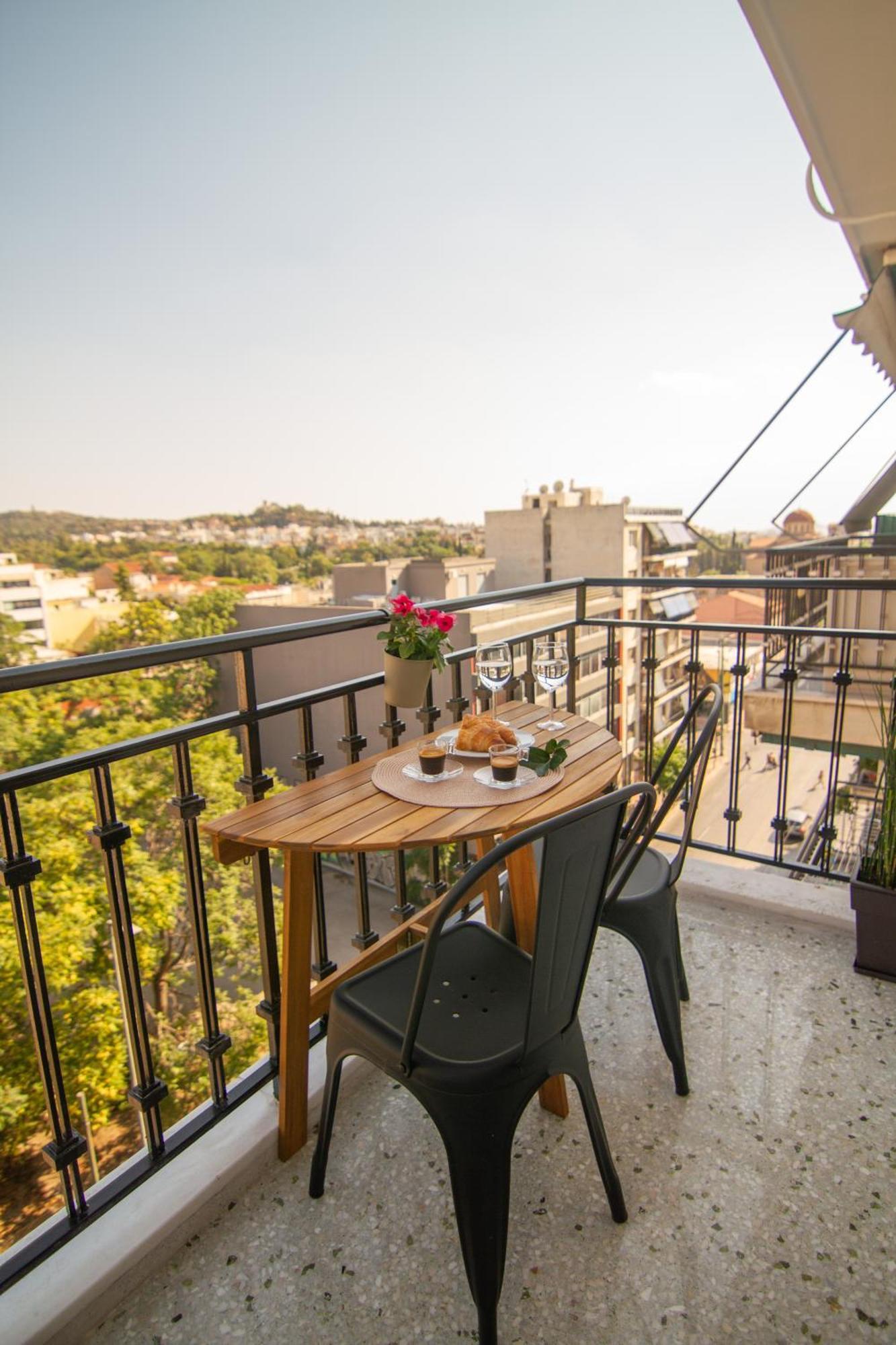 Stunning Acropolis View - 500M Metro - At Historical Center Leilighet Athen Eksteriør bilde